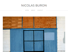 Tablet Screenshot of nicolasburon.com